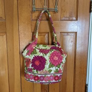 (3 Pieces) Vera Bradley Shoulder Bag with Wallet and Coin Purse